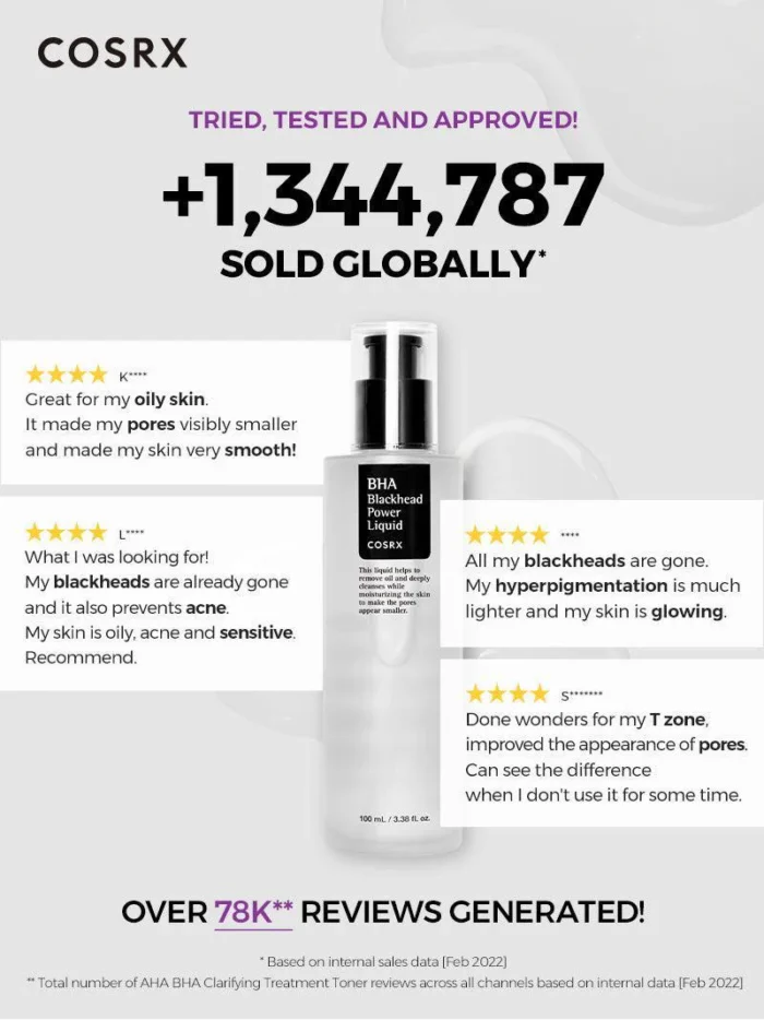COSRX BHA Blackhead Power Liquid 100ml - Image 3